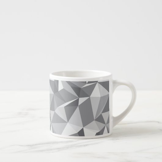 Diamant-Muster - abstraktes Polygon Espressotasse (Rechts)