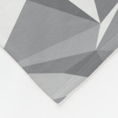 Diamant-Muster - abstraktes Polygon Fleecedecke (Ecke)