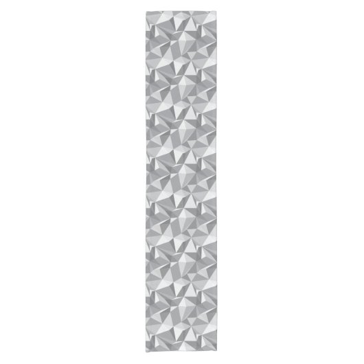 Diamant-Muster - abstraktes Polygon Kurzer Tischläufer (Vorderseite)
