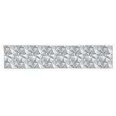 Diamant-Muster - abstraktes Polygon Kurzer Tischläufer (Horizontal)