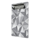 Diamant-Muster - abstraktes Polygon Mini Klemmbrett (Gewinkelt2)