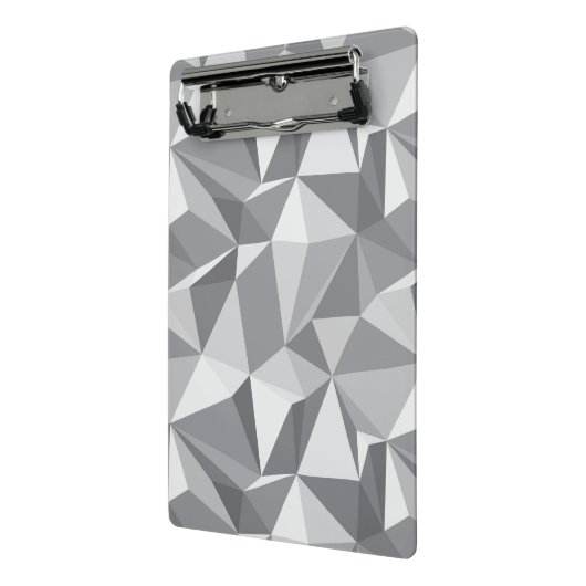Diamant-Muster - abstraktes Polygon Mini Klemmbrett (Gewinkelt2)