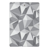 Diamant-Muster - abstraktes Polygon Mini Klemmbrett (Rückseite)