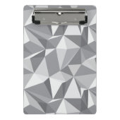 Diamant-Muster - abstraktes Polygon Mini Klemmbrett (Vorderseite)