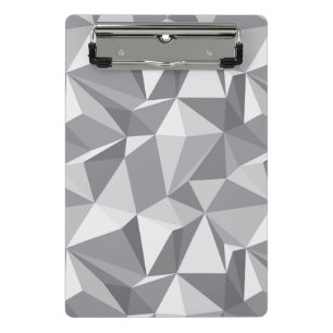 Diamant-Muster - abstraktes Polygon Mini Klemmbrett