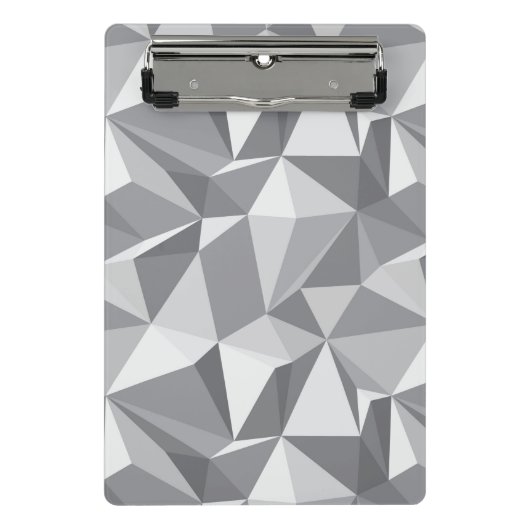 Diamant-Muster - abstraktes Polygon Mini Klemmbrett (Vorderseite)
