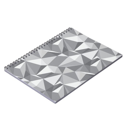 Diamant-Muster - abstraktes Polygon Notizblock (Linke Seite)