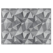 Diamant-Muster - abstraktes Polygon Schneidebrett (Vorderseite)