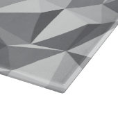 Diamant-Muster - abstraktes Polygon Schneidebrett (Ecke)