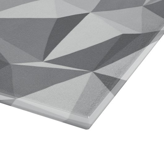 Diamant-Muster - abstraktes Polygon Schneidebrett (Ecke)