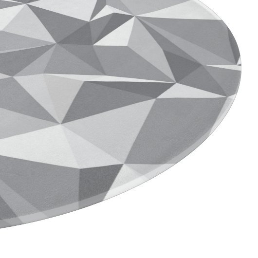 Diamant-Muster - abstraktes Polygon Schneidebrett (Ecke)
