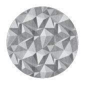 Diamant-Muster - abstraktes Polygon Schneidebrett (Vorderseite)