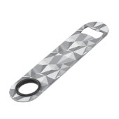 Diamant-Muster - abstraktes Polygon Speedflaschenöffner (Vorderseite Schrägansicht)