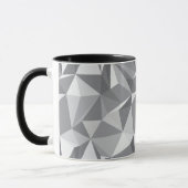 Diamant-Muster - abstraktes Polygon Tasse (Links)