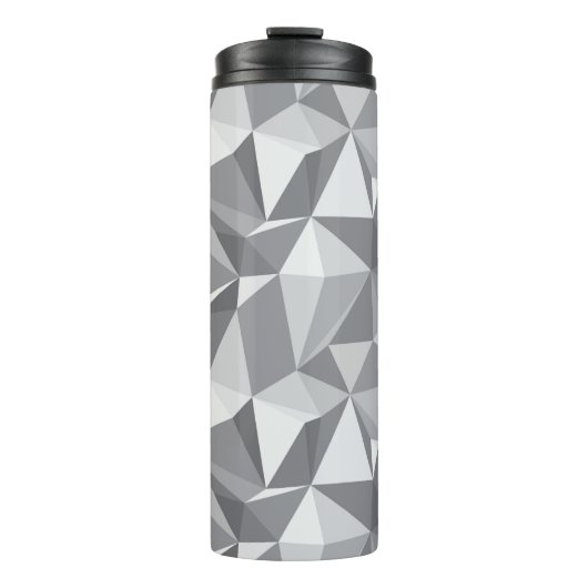 Diamant-Muster - abstraktes Polygon Thermosbecher (Vorderseite)