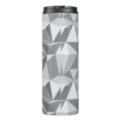 Diamant-Muster - abstraktes Polygon Thermosbecher (Rückseite)
