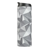 Diamant-Muster - abstraktes Polygon Thermosbecher (Nach rechts gedreht)