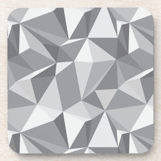 Diamant-Muster - abstraktes Polygon Untersetzer (Vorderseite)