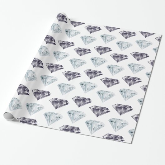 Diamant-Muster Bling Luxus Luxus teures Geschenk Geschenkpapier (Ungerollt)
