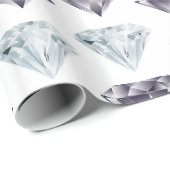Diamant-Muster Bling Luxus Luxus teures Geschenk Geschenkpapier (Rolleneckpunkt)