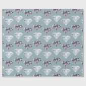 Diamant-Muster Bling Luxus Luxus teures Geschenk Geschenkpapier (Flach)