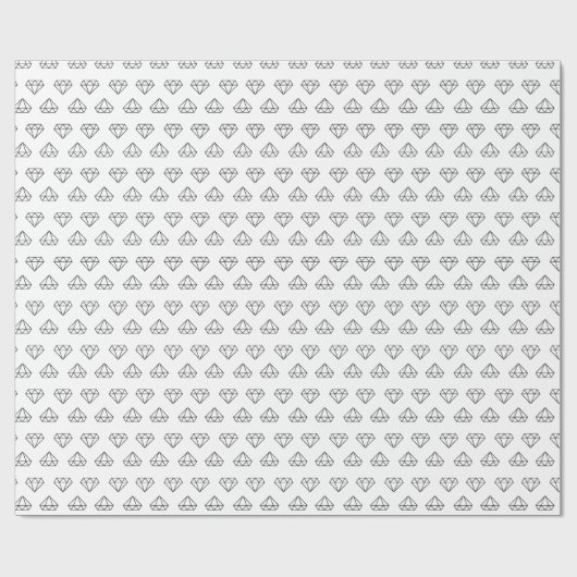 Diamant-Muster-Packpapier Geschenkpapier (Flach)