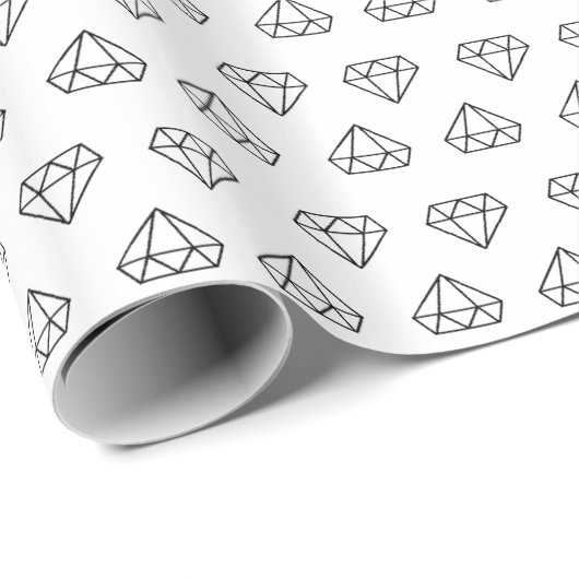 Diamant-Muster-Packpapier Geschenkpapier (Rolleneckpunkt)
