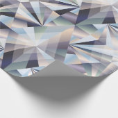 Diamant nahtloser Hintergrund, Vintage Abbildung Geschenkpapier (Ecke)