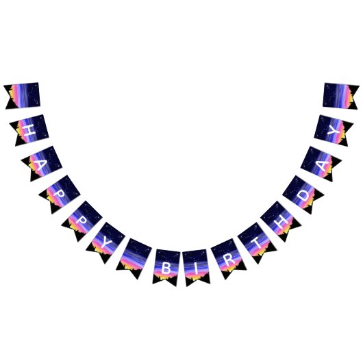 Diamant Night Bunting Fahnen Wimpelkette (Alle)