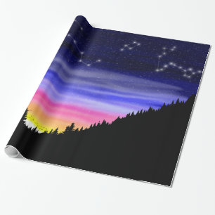 Diamant Night Wrapping Paper Geschenkpapier