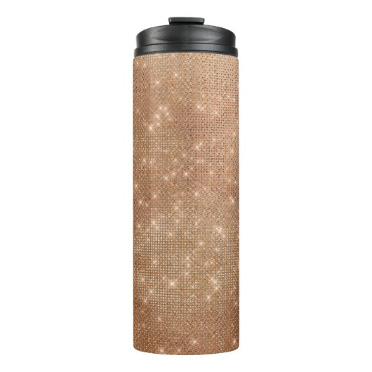 Diamant Paillette Thermosbecher (Vorderseite)
