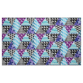 Diamant-Patchwork lila Stoff (Fat Quarter (45,7 x 55,9 cm))