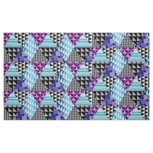 Diamant-Patchwork lila Stoff (Fat Quarter (45,7 x 55,9 cm))