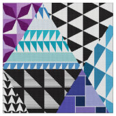 Diamant-Patchwork lila Stoff (Nahaufnahme)