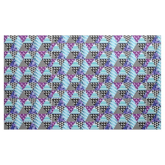 Diamant-Patchwork lila Stoff (Yard (91,4 cm))