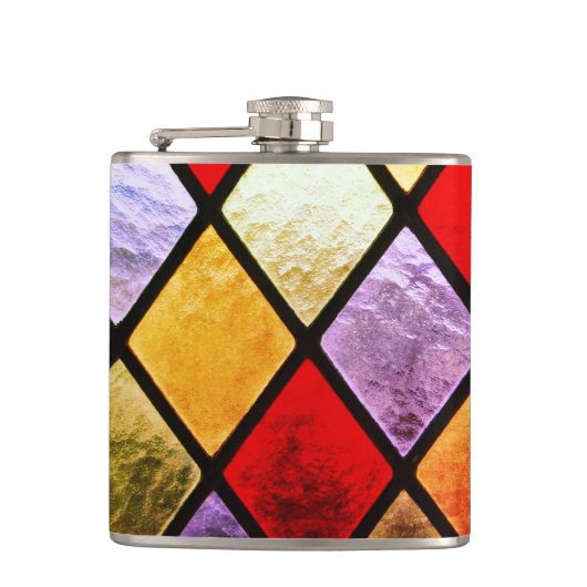 Diamant Pattern Flachmann (Vorderseite)