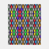 Diamant Pattern Fleecedecke (Vorderseite)