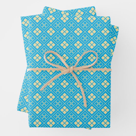 Diamant Pattern Geschenkpapier Set (Beispiel)