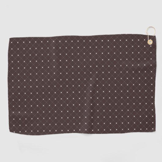 Diamant Pattern Golfhandtuch (Horizontal)