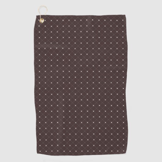 Diamant Pattern Golfhandtuch (Vorderseite)
