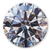 Diamant Pattern Keramikknauf (Vorderseite)