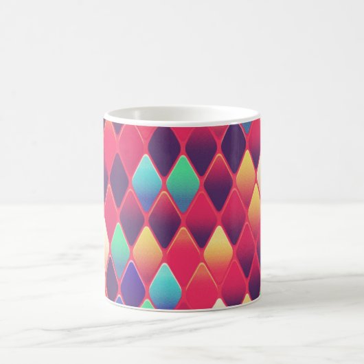 Diamant Pattern Verwandlungstasse (Mittel)