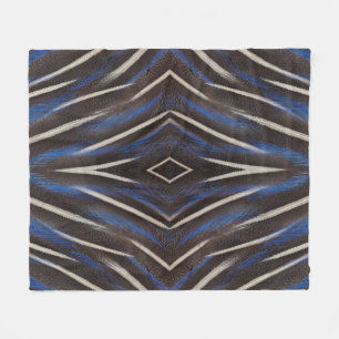 Diamant-Perlhuhn-Federdesign Fleecedecke