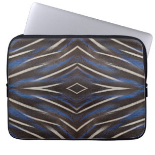 Diamant-Perlhühner Federdesign Laptopschutzhülle
