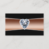 Diamant-persönlicher Assistenten-Visitenkarten Visitenkarte (Rückseite)