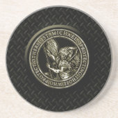 Diamant-Platte u. St.-Mike Sandstein Untersetzer (Vorne)