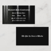 Diamant-Platten-Entwurf Visitenkarte (Vorne/Hinten)
