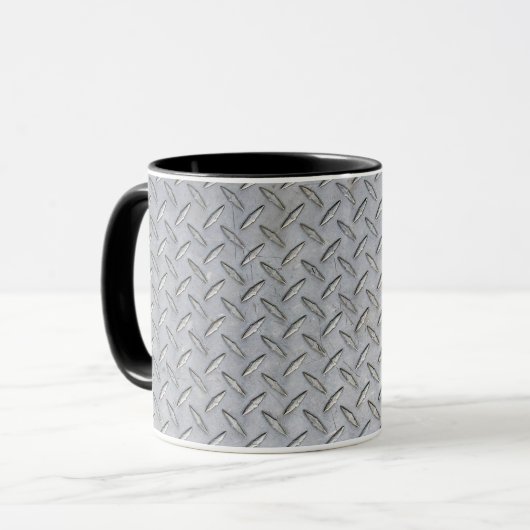 Diamant-Platten-Entwurfs-Kaffee-Tasse Tasse (Vorderseite Links)