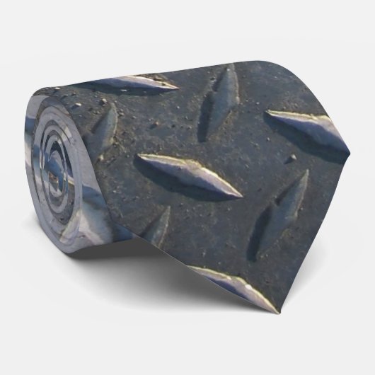 Diamant-Platten-Krawatte Krawatte (Gerollt)