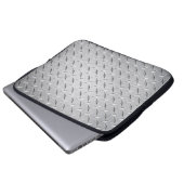 "Diamant-Platten-" Laptop-Hülse Laptopschutzhülle (Vorne Knopf)